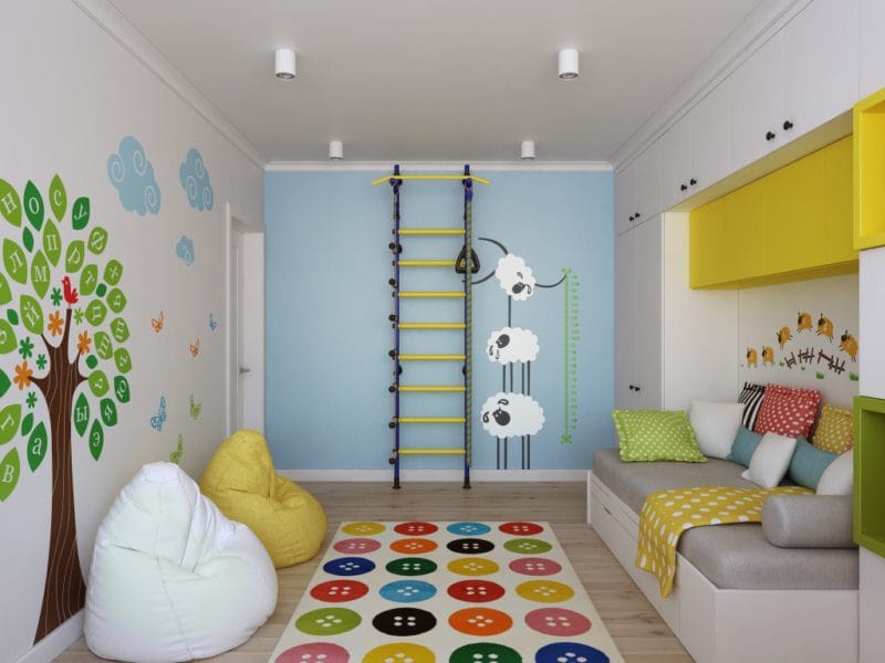 Спальни для детей — как оформить красиво? 65 фото вариантов дизайна! #46