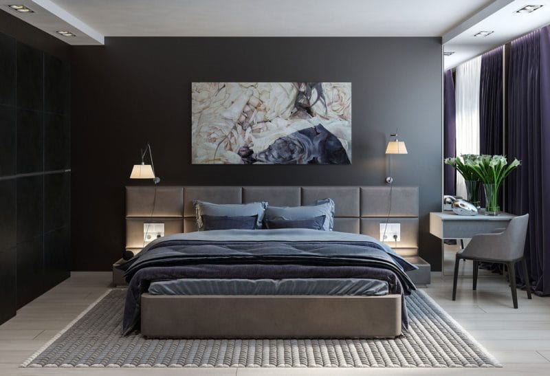 Дизайн спальни 2022 годов — 120 фото современных идей оформления #49