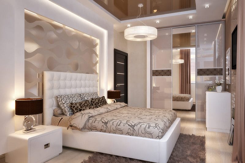 Дизайн спальни 2022 годов — 120 фото современных идей оформления #65
