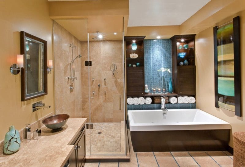 Дизайн ванной 2022 годов — 150 фото элегантного оформления в современном стиле #9