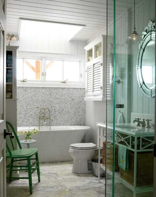 Дизайн ванной 2022 годов — 150 фото элегантного оформления в современном стиле #35