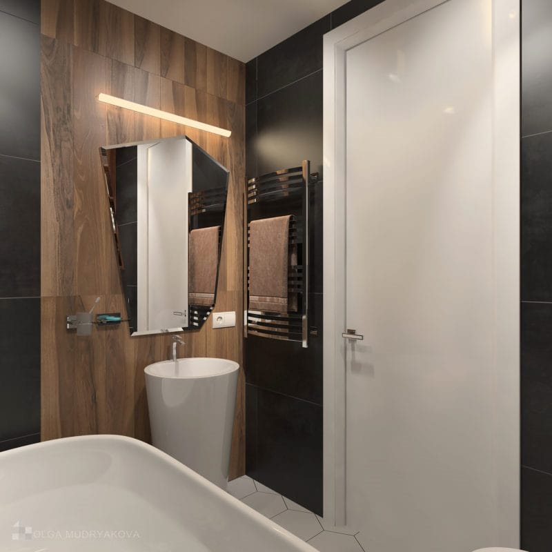 Дизайн ванной 2022 годов — 150 фото элегантного оформления в современном стиле #37