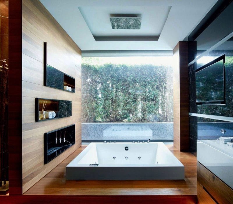 Дизайн ванной 2022 годов — 150 фото элегантного оформления в современном стиле #38