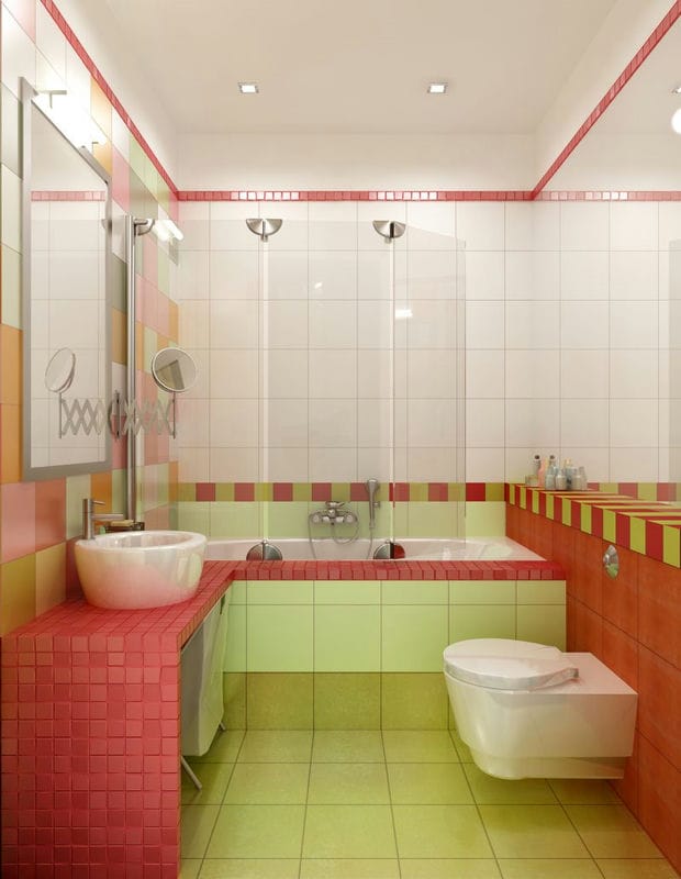 Дизайн ванной 2022 годов — 150 фото элегантного оформления в современном стиле #26