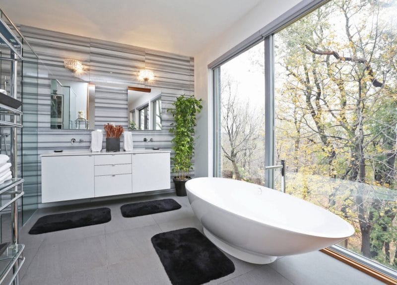 Дизайн ванной 2022 годов — 150 фото элегантного оформления в современном стиле #16