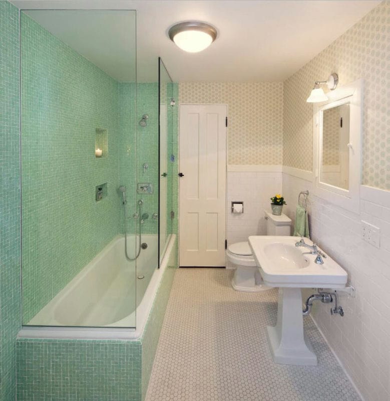 Дизайн ванной 2022 годов — 150 фото элегантного оформления в современном стиле #61