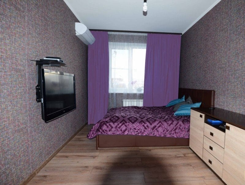 Фиолетовая спальня — роскошный дизайн со вкусом (75 фото) #32