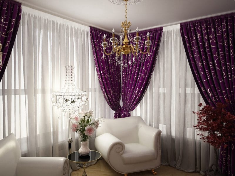 Фиолетовая спальня — роскошный дизайн со вкусом (75 фото) #41