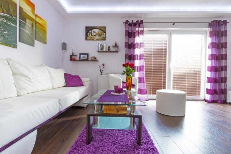 Фиолетовая спальня — роскошный дизайн со вкусом (75 фото) #51