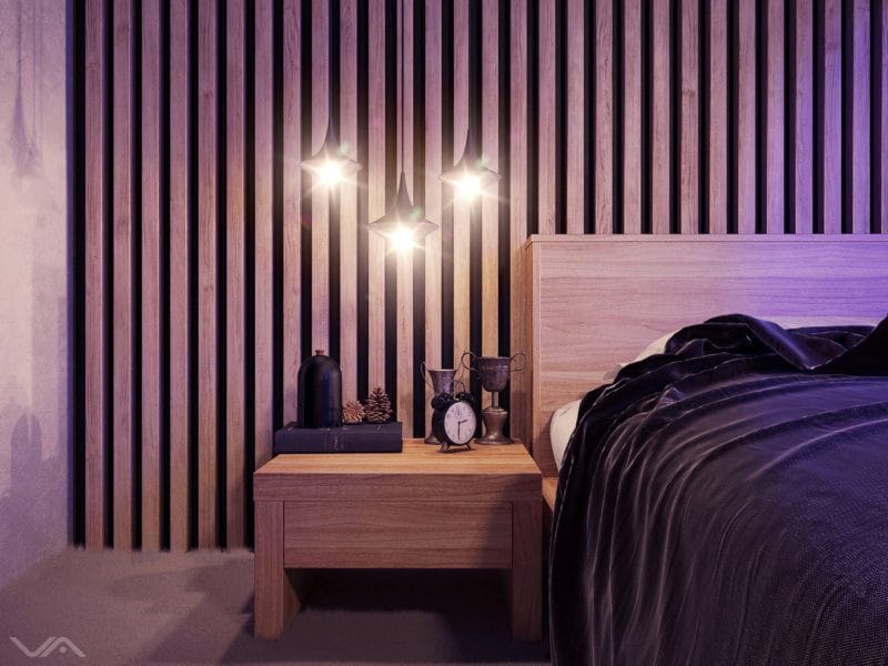Фиолетовая спальня — роскошный дизайн со вкусом (75 фото) #54