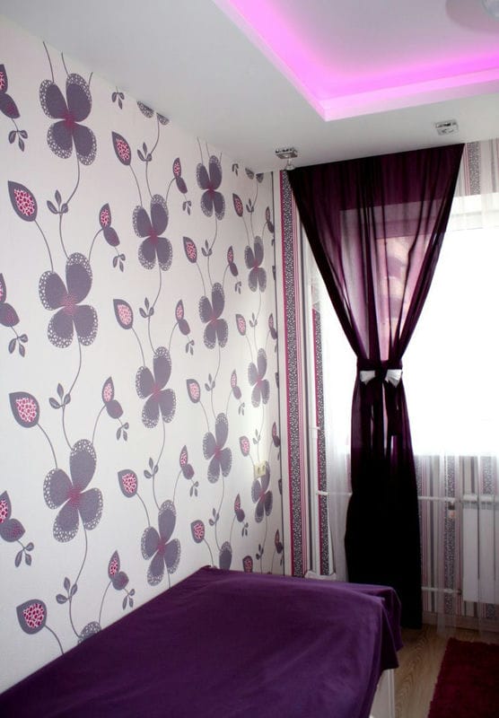 Фиолетовая спальня — роскошный дизайн со вкусом (75 фото) #58