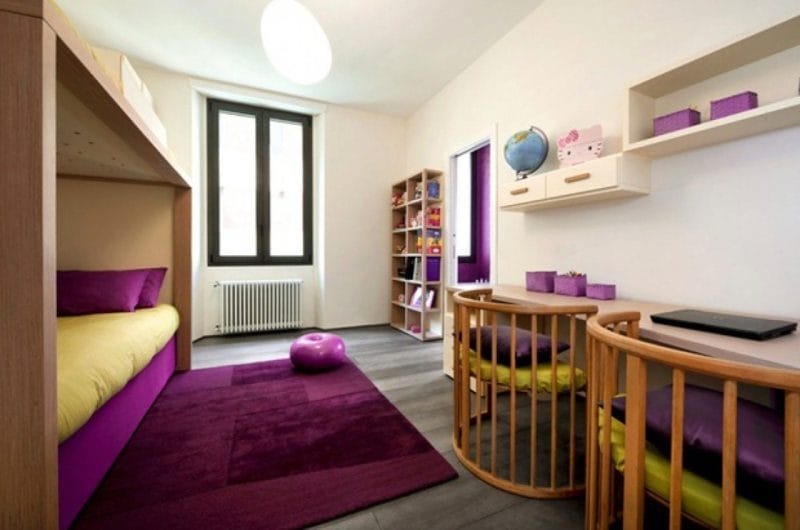 Фиолетовая спальня — роскошный дизайн со вкусом (75 фото) #66