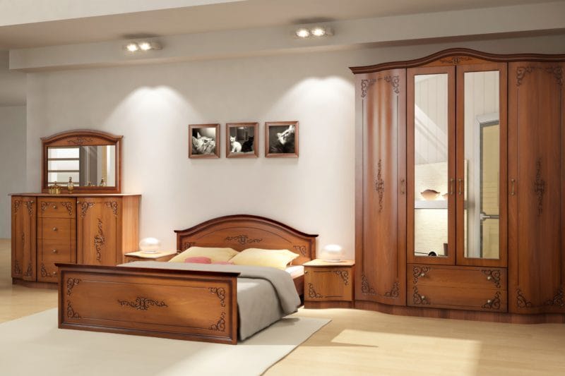 Гарнитур для спальни — яркий и современный дизайн. (70 фото новинок) #10