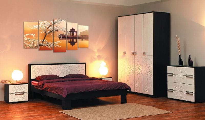 Гарнитур для спальни — яркий и современный дизайн. (70 фото новинок) #3