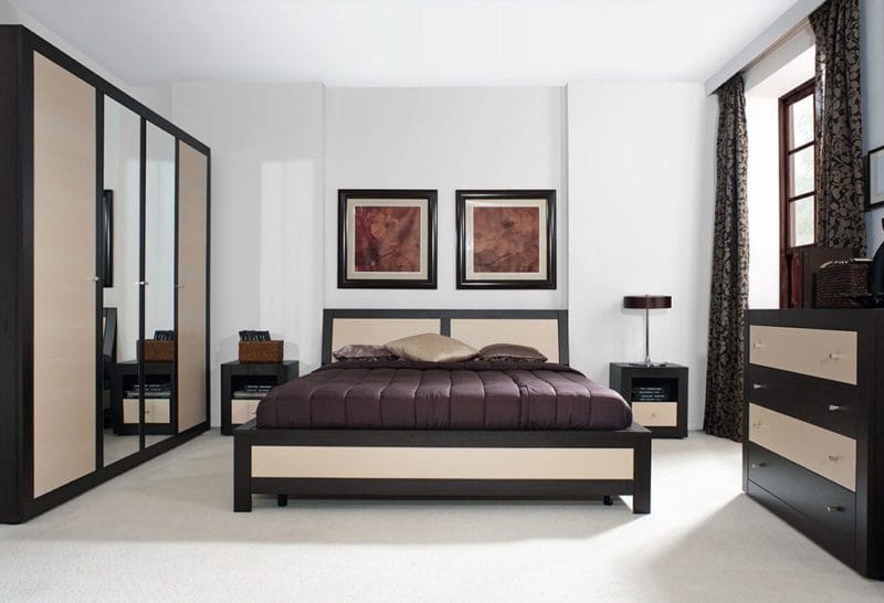 Гарнитур для спальни — яркий и современный дизайн. (70 фото новинок) #33
