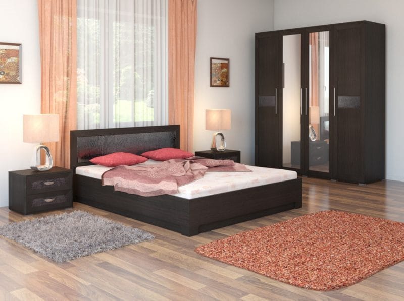 Гарнитур для спальни — яркий и современный дизайн. (70 фото новинок) #56