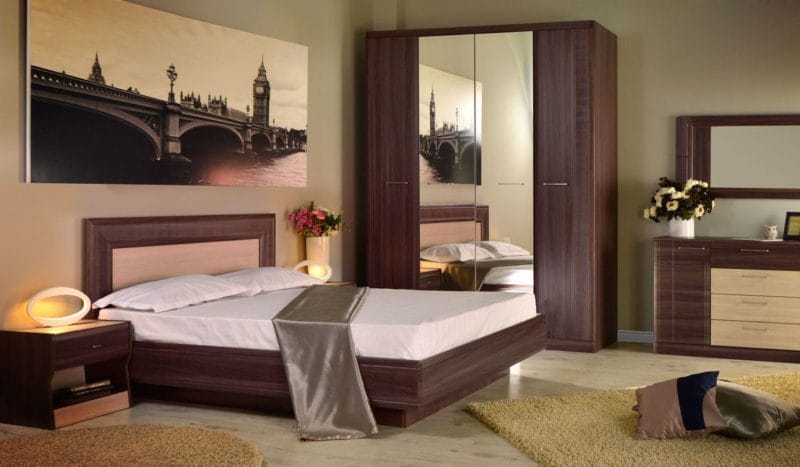 Гарнитур для спальни — яркий и современный дизайн. (70 фото новинок) #60