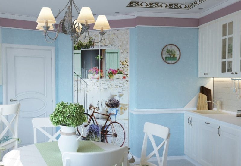 Голубая гостиная — 45 фото идей уютного дизайна с голубыми оттенками #20