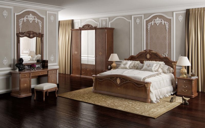 Коричневая спальня — эффектный дизайн с умом! (97 фото) #25