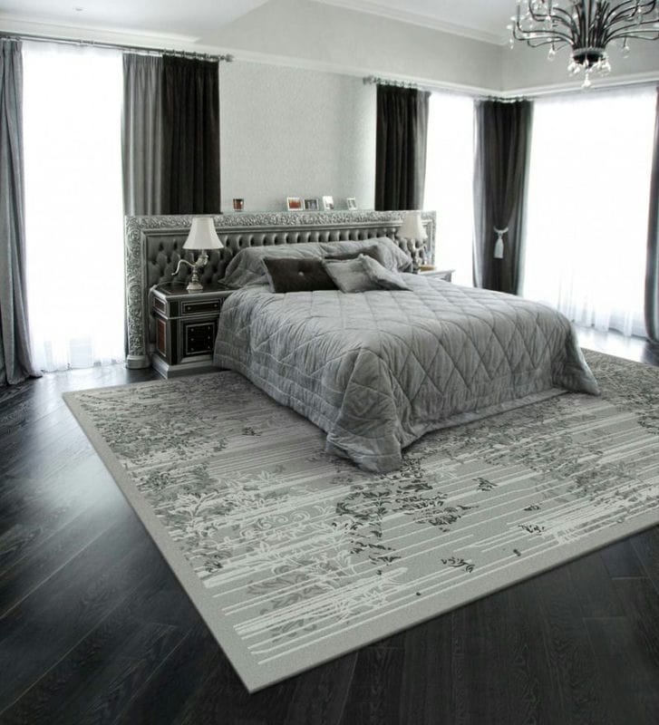 Ковер в спальню — какой выбрать? ТОП-100 фото новинок ковров для спальни. #33