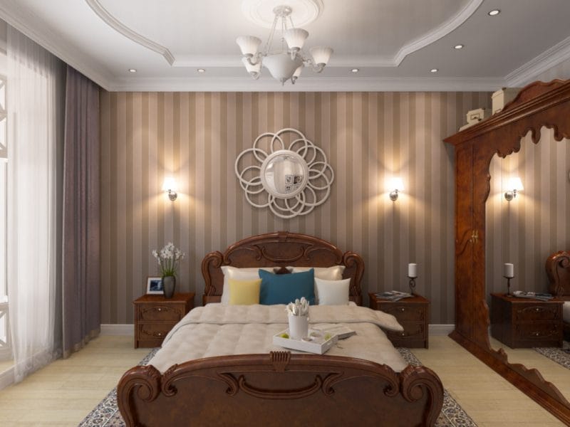 Красивые спальни — 75 фото стильного и уютного дизайна в спальне #26