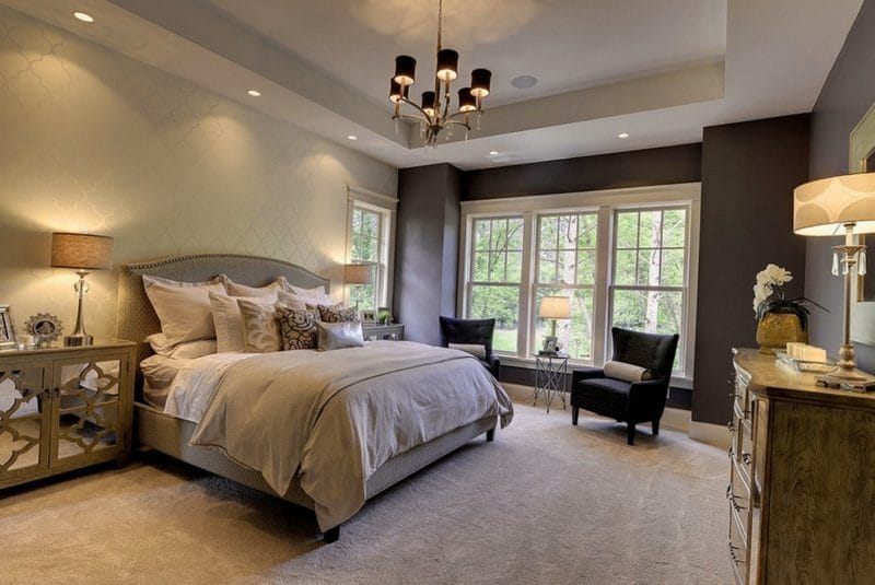Красивые спальни — 75 фото стильного и уютного дизайна в спальне #9