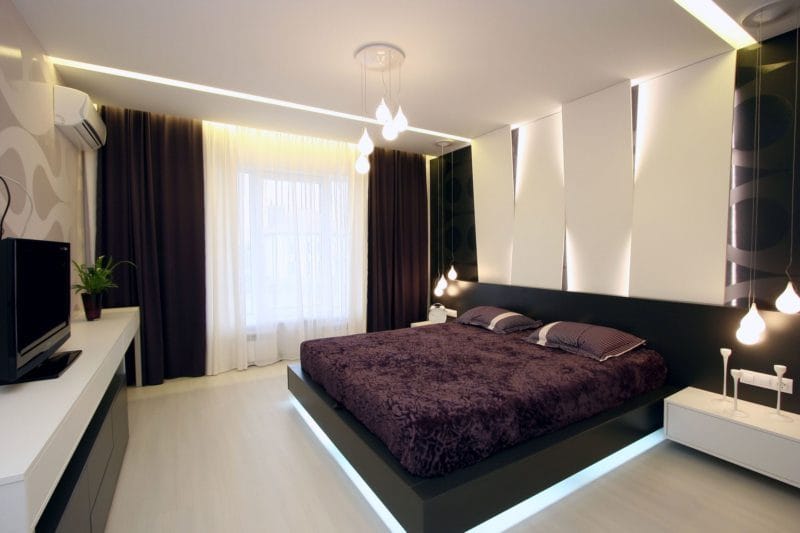 Красивые спальни — 75 фото стильного и уютного дизайна в спальне #32