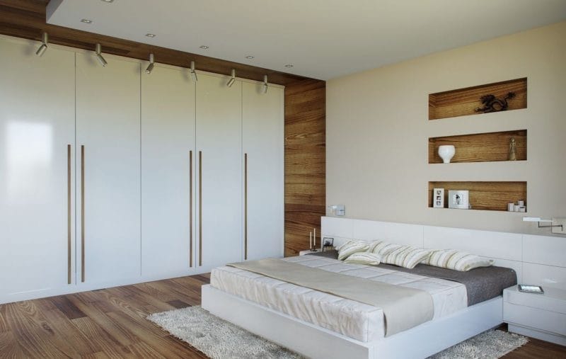 Красивые спальни — 75 фото стильного и уютного дизайна в спальне #48