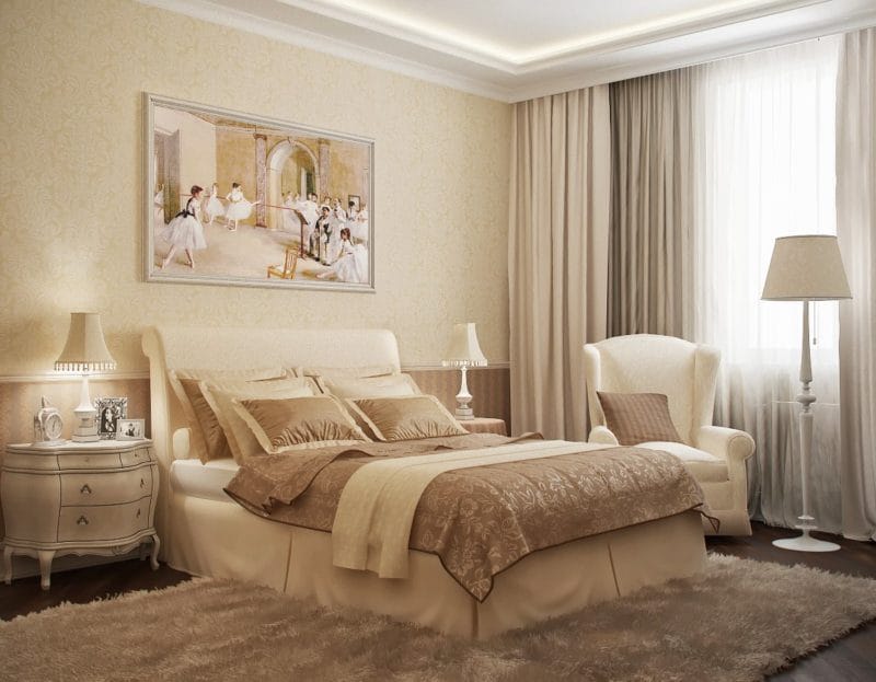 Красивые спальни — 75 фото стильного и уютного дизайна в спальне #51