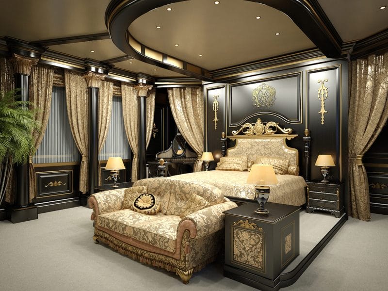 Красивые спальни — 75 фото стильного и уютного дизайна в спальне #6