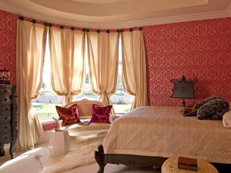 Красная спальня — какой она должна быть? 77 фото вариантов дизайна! #41