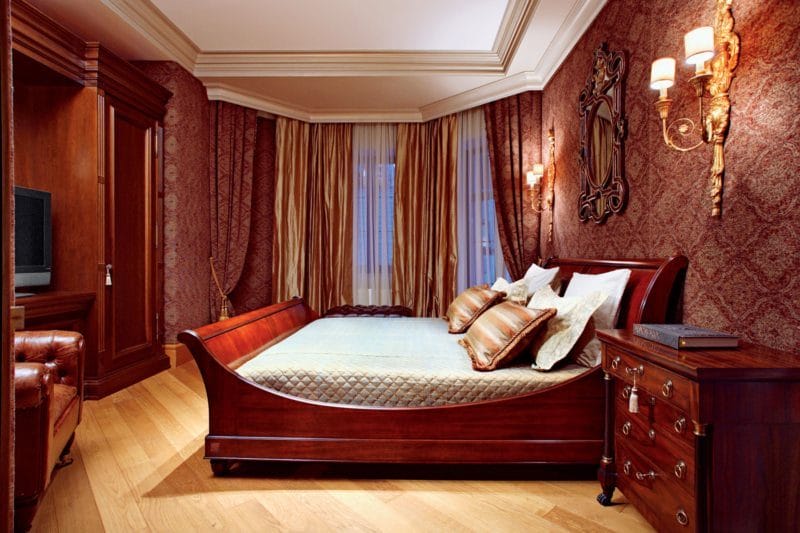 Красная спальня — какой она должна быть? 77 фото вариантов дизайна! #50
