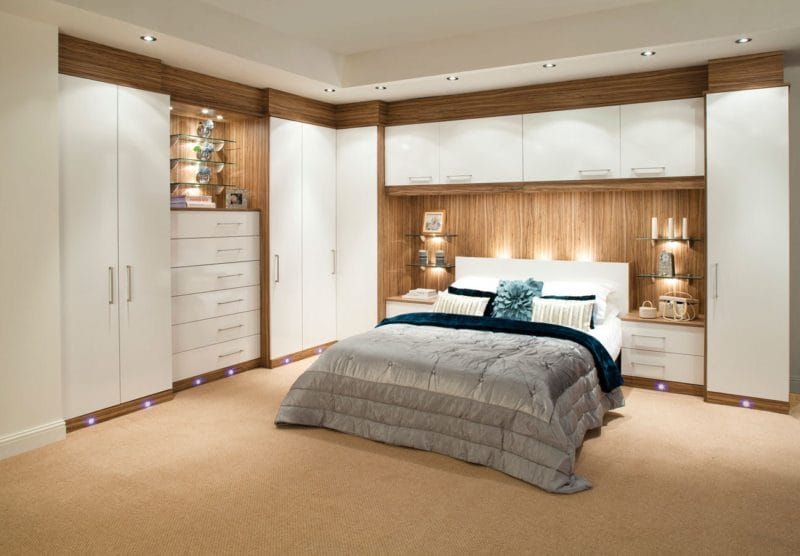 Кровать встроенная в шкаф: эффективная экономия пространства (70 фото дизайна) #26