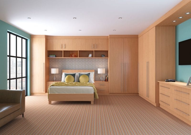Кровать встроенная в шкаф: эффективная экономия пространства (70 фото дизайна) #39