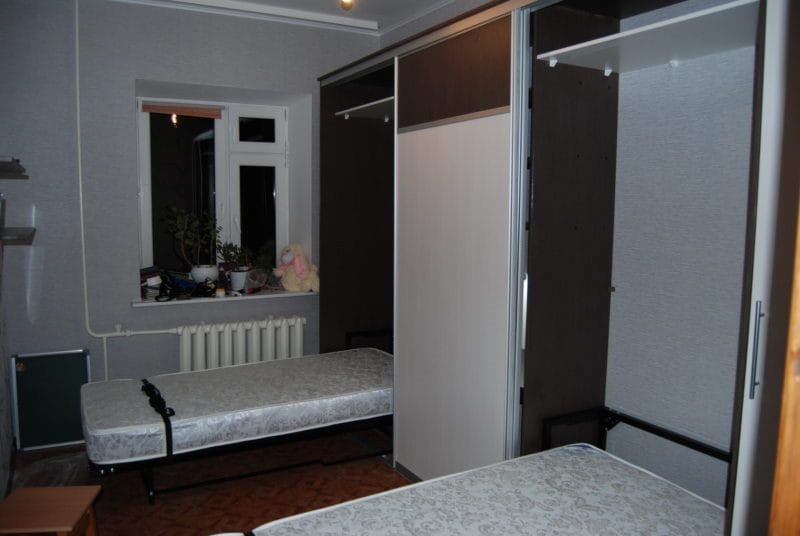 Кровать встроенная в шкаф: эффективная экономия пространства (70 фото дизайна) #14