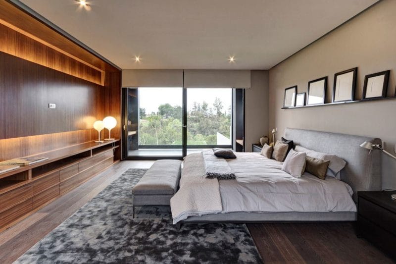 Большая спальня — оформляем современный дизайн в спальне большого размера. (60 фото) #2