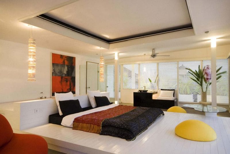 Большая спальня — оформляем современный дизайн в спальне большого размера. (60 фото) #35