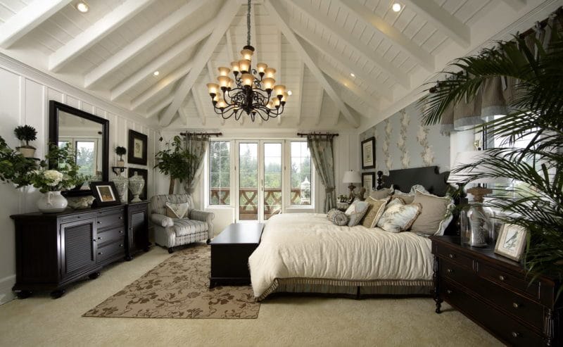 Большая спальня — оформляем современный дизайн в спальне большого размера. (60 фото) #4