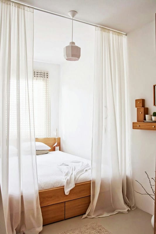 Длинная спальня — какой дизайн выбрать? 55 фото идей оформления #34