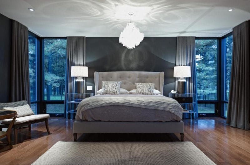 Люстра в спальню: фото-обзор потолочных и подвесных моделей в спальне #2