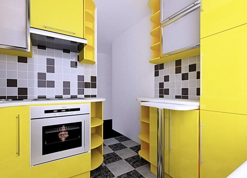 Маленькая кухня 2022 года — 100 фото новинок дизайна малогабаритной кухни #26