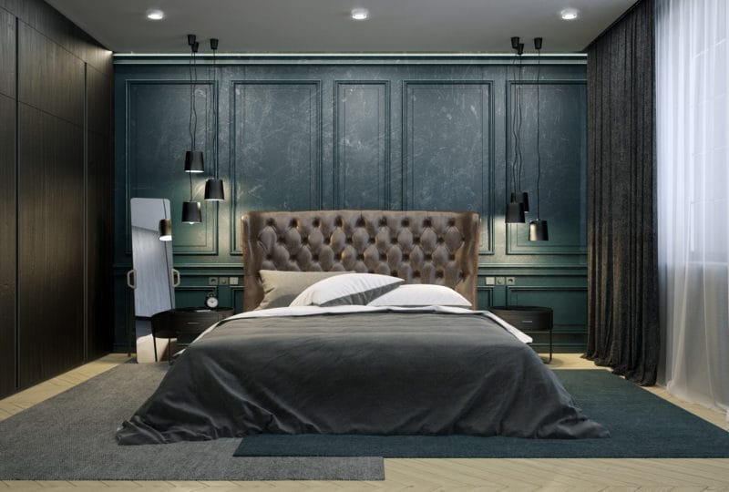 Мужская спальня — как ее оформить? 89 фото-идей стильного дизайна для мужчины! #8