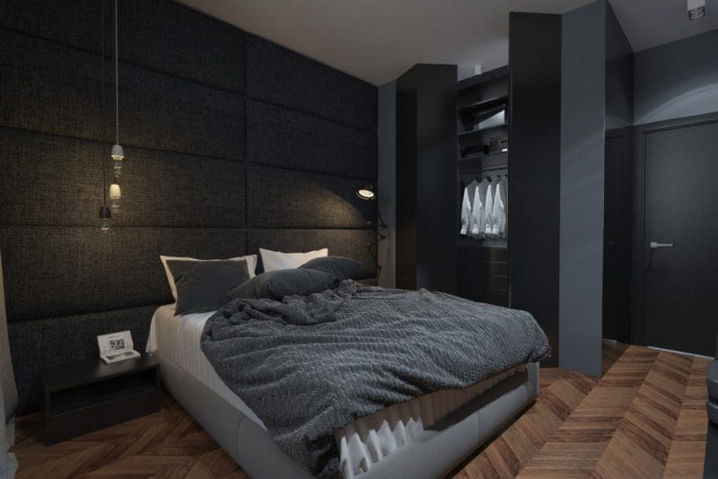 Мужская спальня — как ее оформить? 89 фото-идей стильного дизайна для мужчины! #27