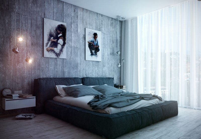 Мужская спальня — как ее оформить? 89 фото-идей стильного дизайна для мужчины! #18