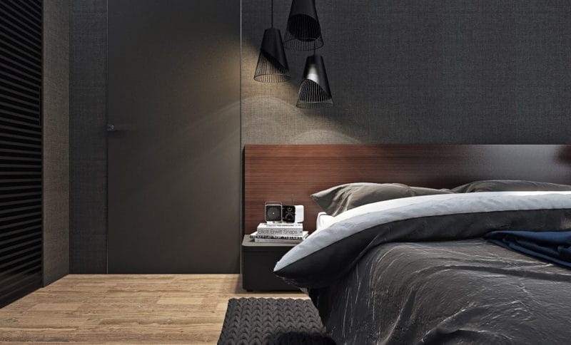 Мужская спальня — как ее оформить? 89 фото-идей стильного дизайна для мужчины! #26