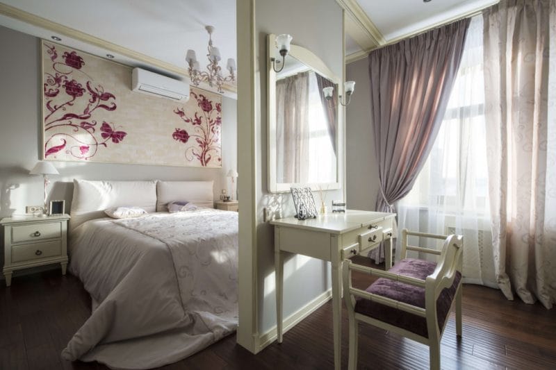 Перегородка в спальне — 70 фото вариантов идеального зонирования в спальне #5