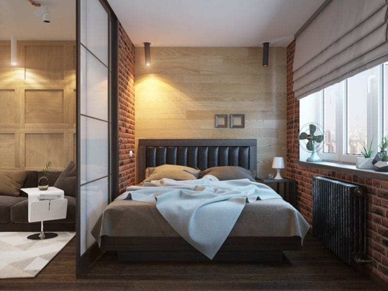 Перегородка в спальне — 70 фото вариантов идеального зонирования в спальне #2