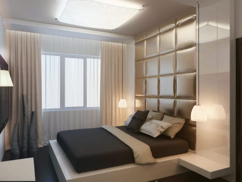 Планировка спальни — как обустроить комнату для сна со вкусом (90 фото) #8