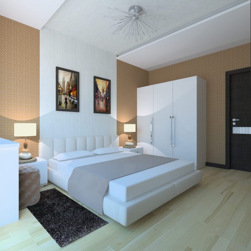 Планировка спальни — как обустроить комнату для сна со вкусом (90 фото) #25