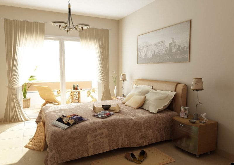 Планировка спальни — как обустроить комнату для сна со вкусом (90 фото) #40